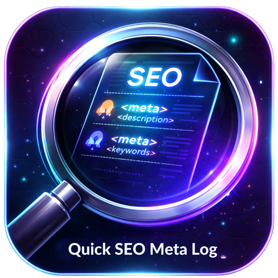 Quick SEO Meta Log Python CLI Tool interface
